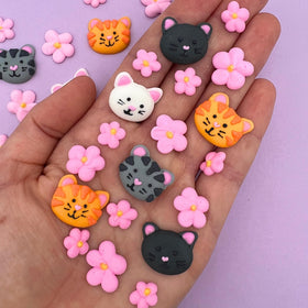 Simply Sucré cat sprinkles add edible cat accents to cookies