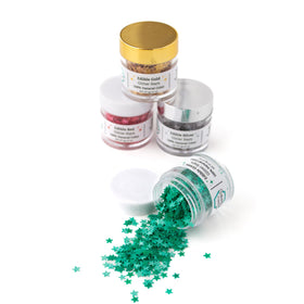 Gift-pack of Simply Sucré glitter stars for bakers and entertainers