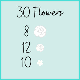 Simply Sucré edible floral sugar roses pack for bakers.
