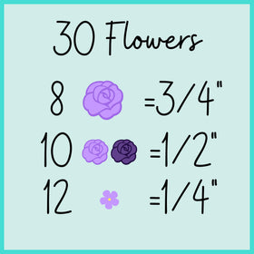 Simply Sucré violet sprinkles add color pops and festive touch