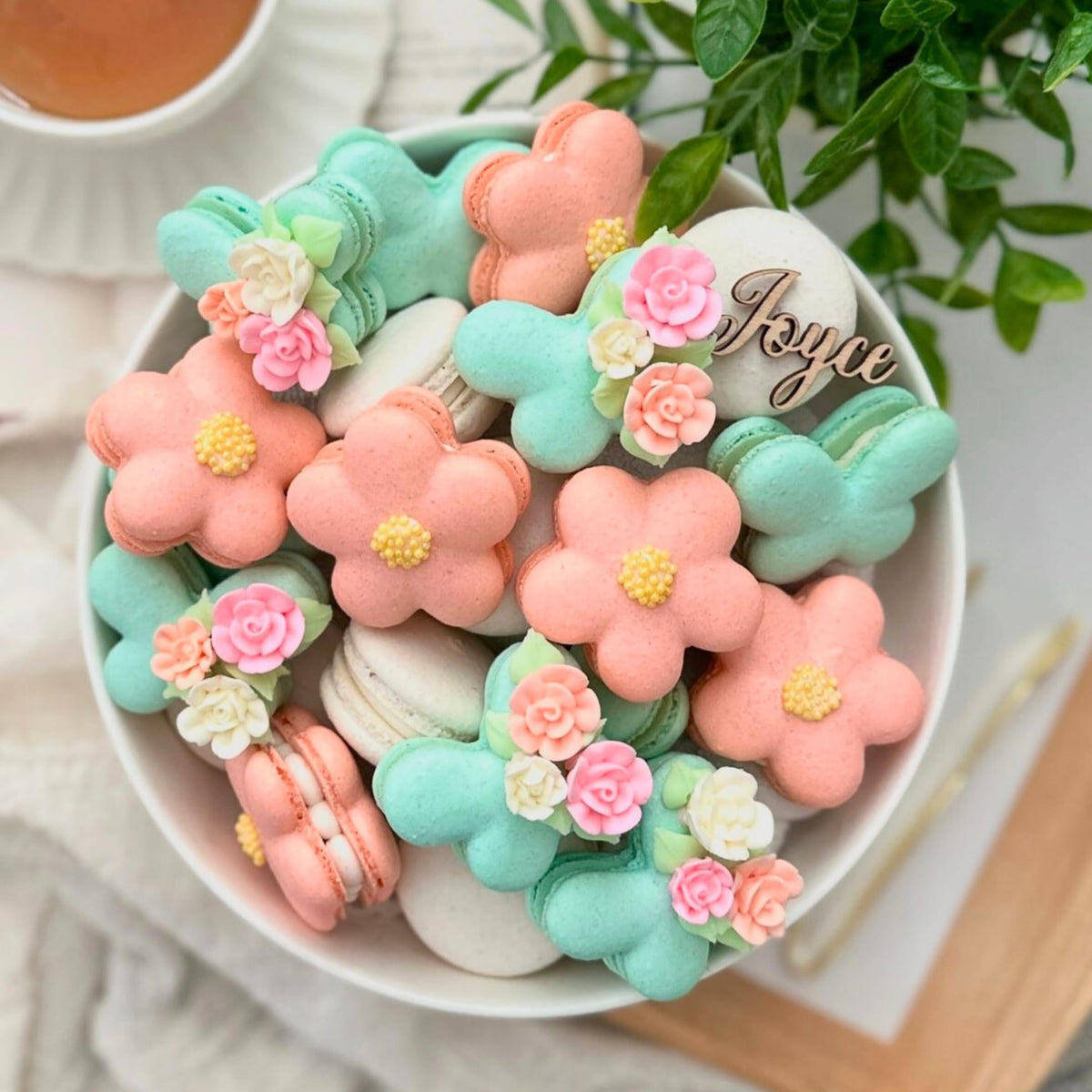 Simply Sucré edible flower sprinkles collection adds color to desserts.