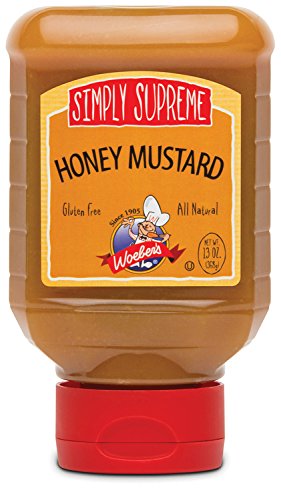 Simply Supreme Honey Mustard 13oz bottle duo for versatile sandwiches and sauces