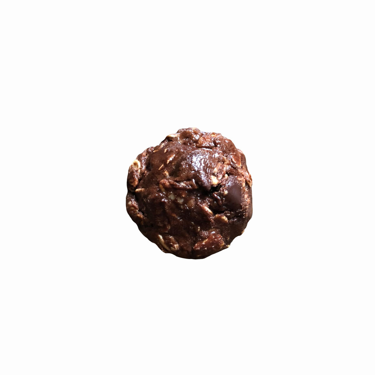 Lunchbox-ready SimplyFUEL Brownie Blast ball for school or work.