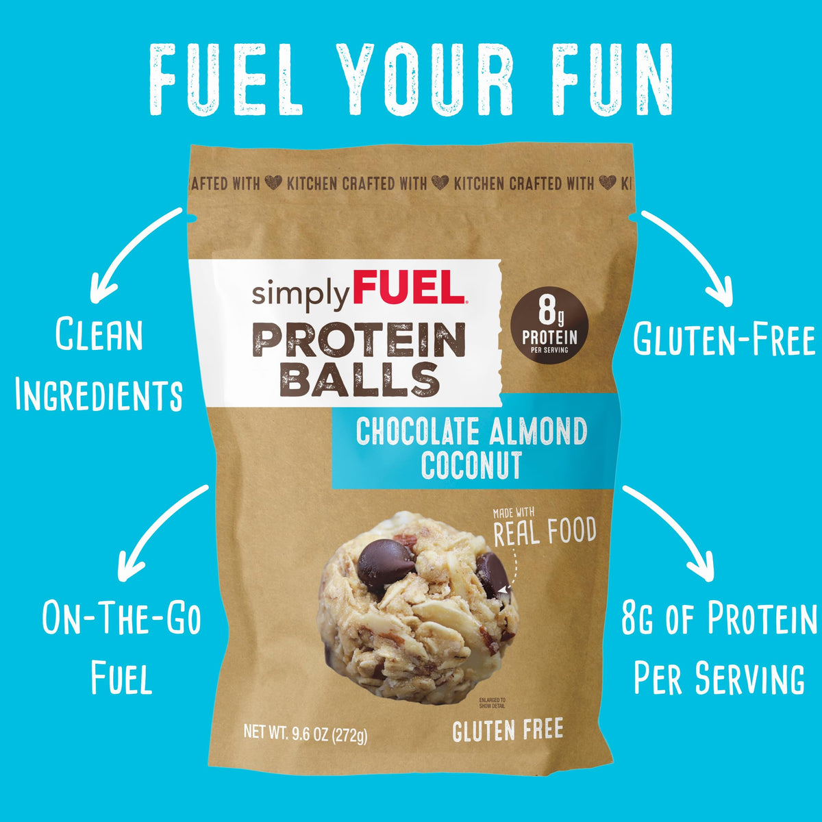 Close-up of ingredients highlighting gluten-free oats and honey.
