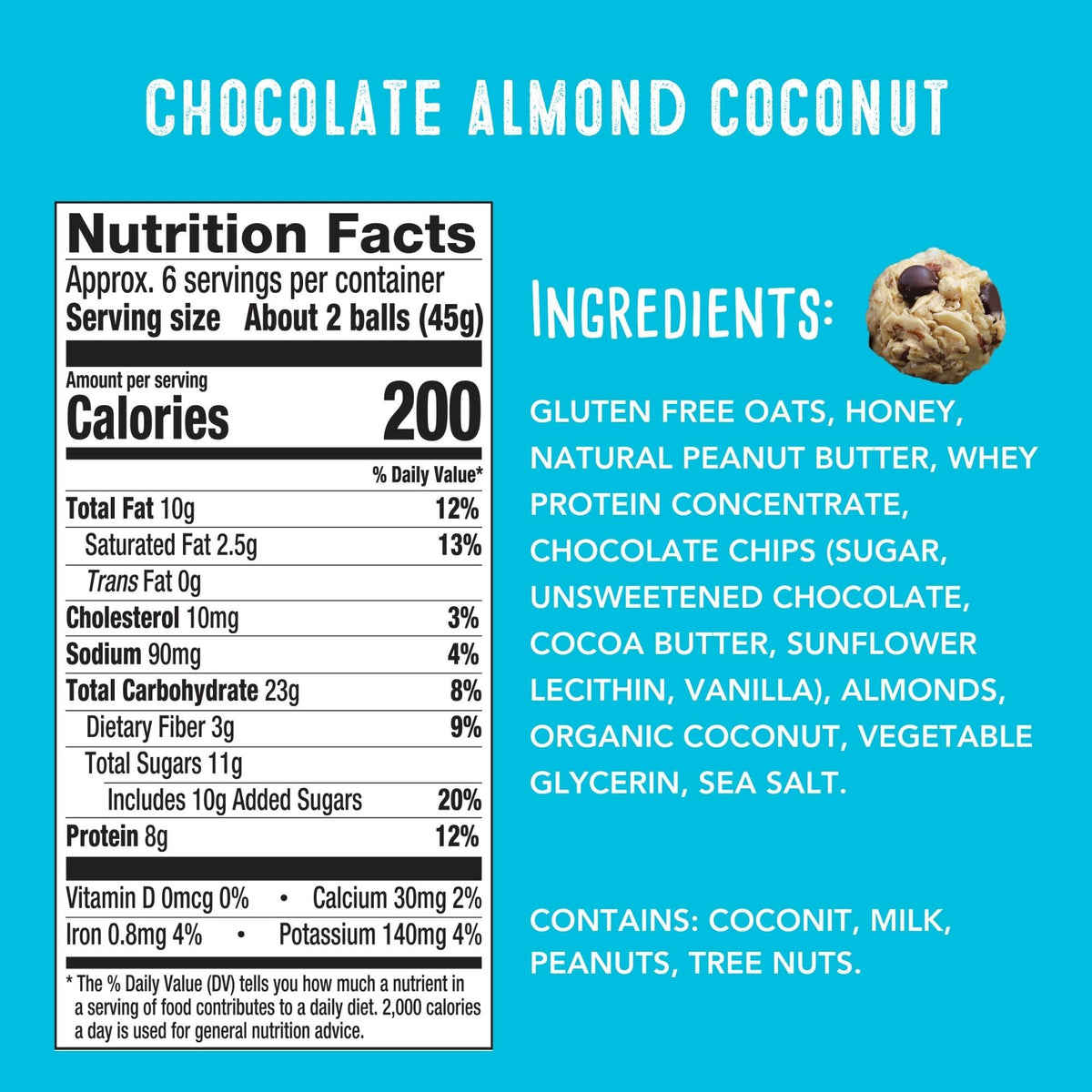 Resealable pouch shown for easy, mess-free snacking on the move.