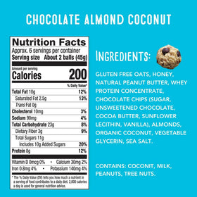 Resealable pouch shown for easy, mess-free snacking on the move.