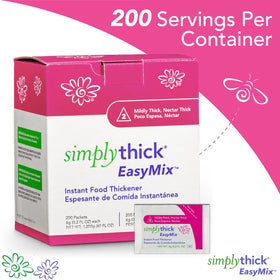 Hot coffee thickens without off flavors using SimplyThick EasyMix