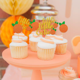 Sinasasspel baby shower cupcake decor perfect for quick stylish treats.