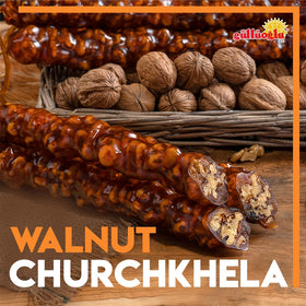 Gulluoglu Walnut Churchkhela packaging displays elegant gift-ready presentation.