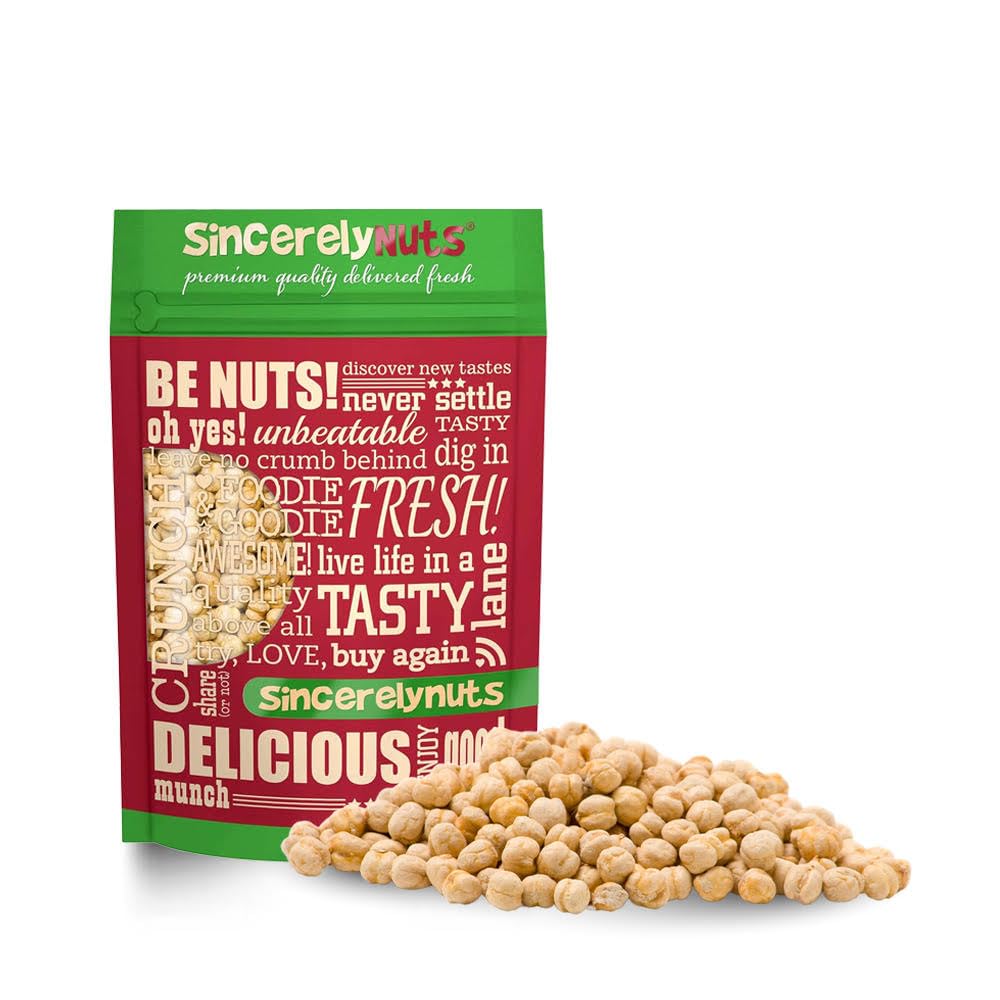 Sincerely Nuts roasted salted chickpeas pack ready for a snack