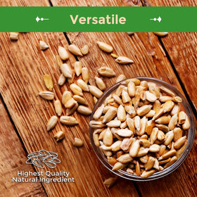 Sincerely Nuts sunflower seeds closeup crunch, ideal for salads and desserts.