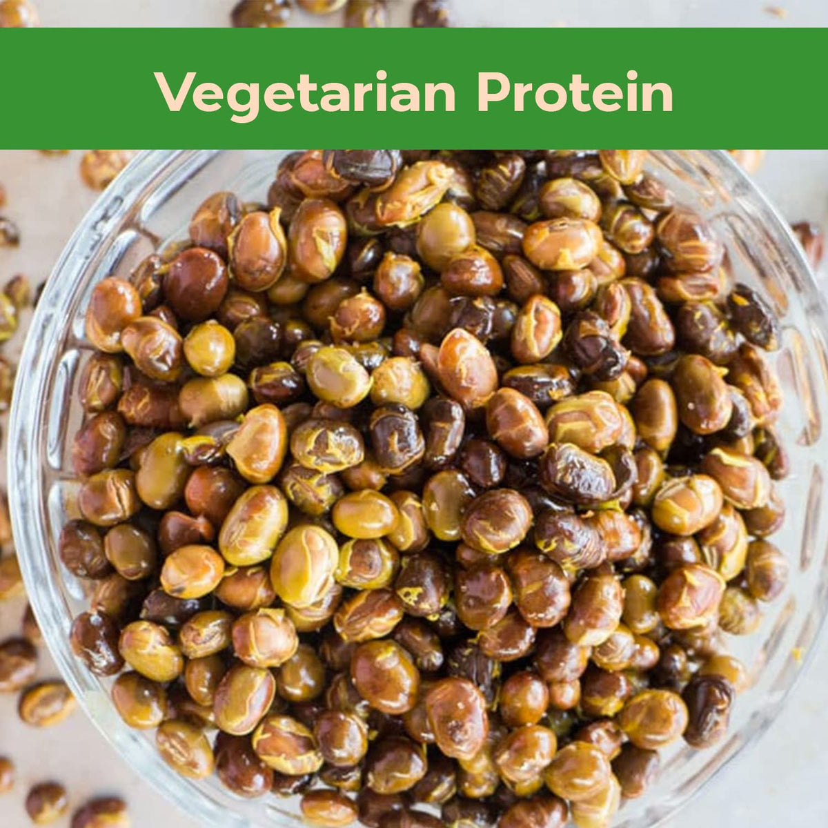 Sincerely Nuts vegan-friendly roasted soybeans, protein-packed snack.