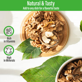 Sincerely Nuts walnuts on salad, adding crunch and nuttiness.
