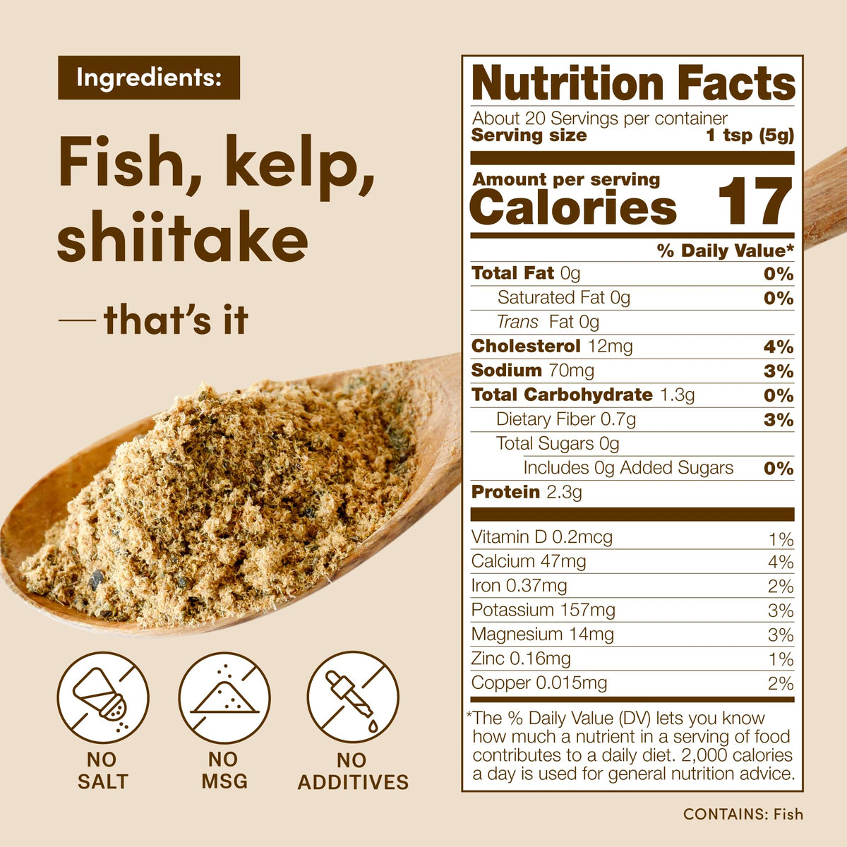 Sincerite Sapporo Dashi Powder supports keto-friendly, low-calorie cooking.