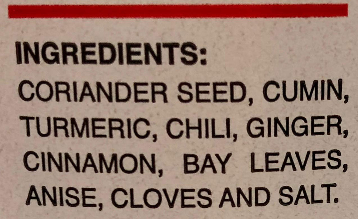 Close-up of SING KUNG Madras powder texture and flavor.