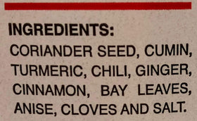 Close-up of SING KUNG Madras powder texture and flavor.
