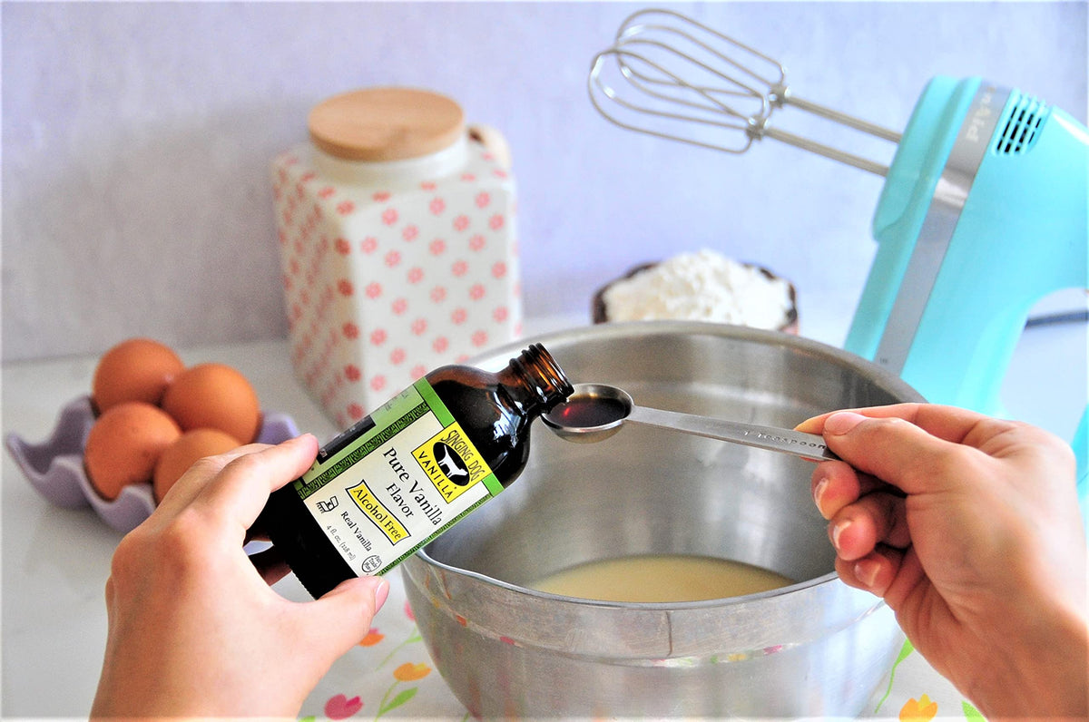 Singing Dog Vanilla allergen-free formula supports gluten-free and non-GMO cooking
