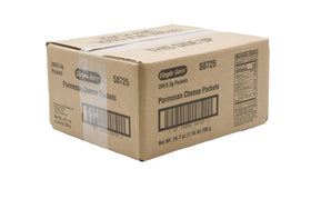 Single Serv Parmesan Packets 200 count box showing bulk packaging and portions