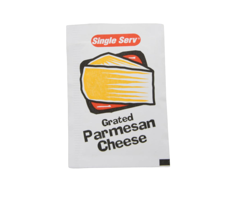 Single Serv Parmesan Packets open pack ready to sprinkle for quick flavor boost