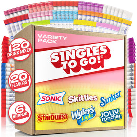 Singles To Go 120ct bulk variety box for on-the-go hydration
