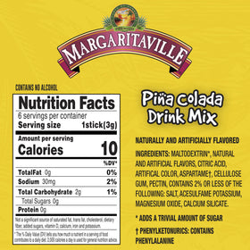 SINGLES TO GO! Margaritaville 72 servings packaging shows value and convenience.