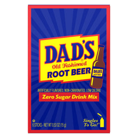 SINGLES TO GO! Root Beer sticks packs ready to mix with water