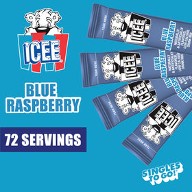 ICEE Singles To Go packets ready to mix for a quick, low calorie flavor boost