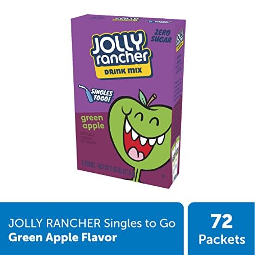 Gift ready SINGLES TO GO Jolly Rancher Green Apple gift box set