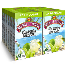 Margaritaville Singles To Go box front with 72 servings for home stocking