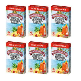 Singles To Go Margaritaville Caribbean Fruit Punch packet for quick on-the-go refreshment.