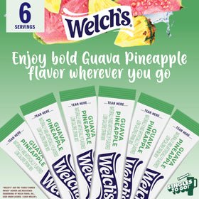Closeup of Welch's Singles To Go packet showing single-serve format