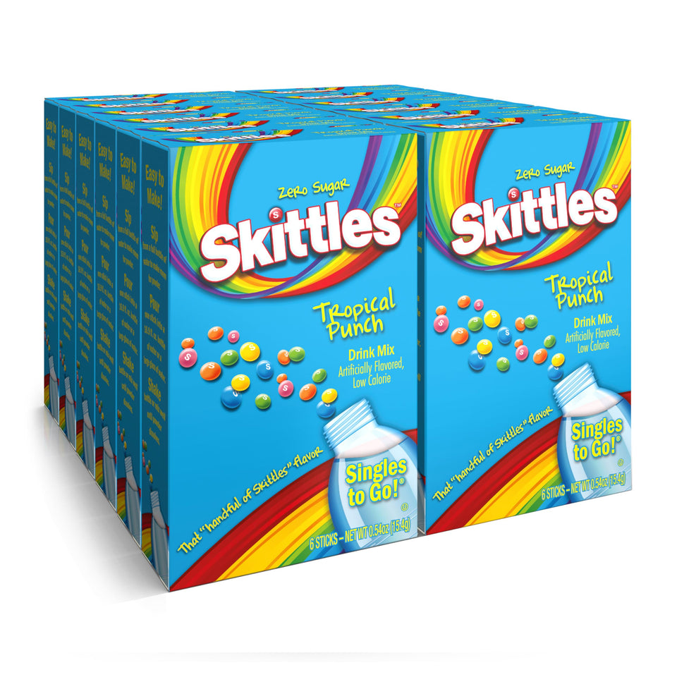 SINGLES TO GO packaging offers on-the-go flavor for travel.