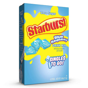 Starburst Blue Raspberry 24-stick box offers convenient on-the-go flavor for busy days.