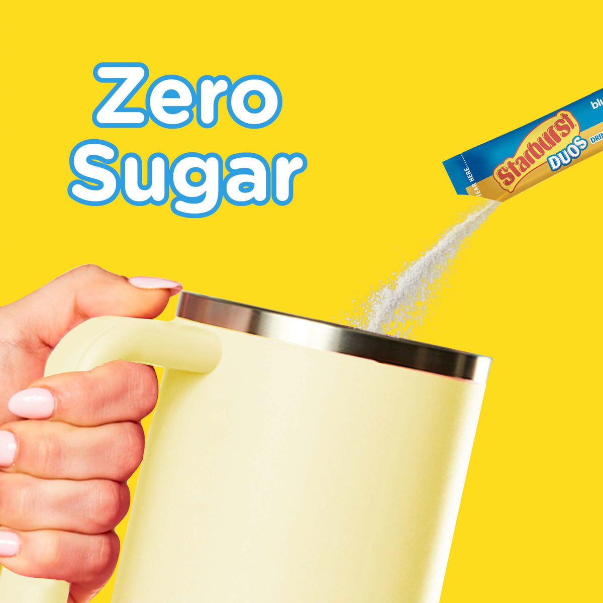 Starburst Duos Singles To Go packaging enabling easy flavor during travel.