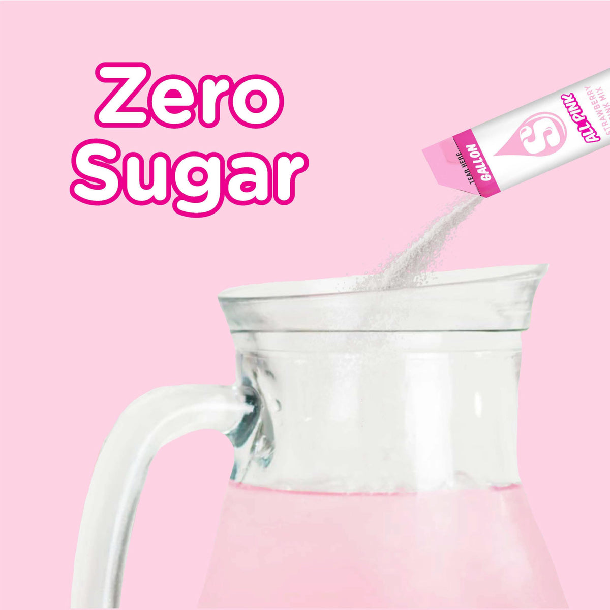 Zero Sugar label on Starburst Gallons To Go highlights calorie-friendly option