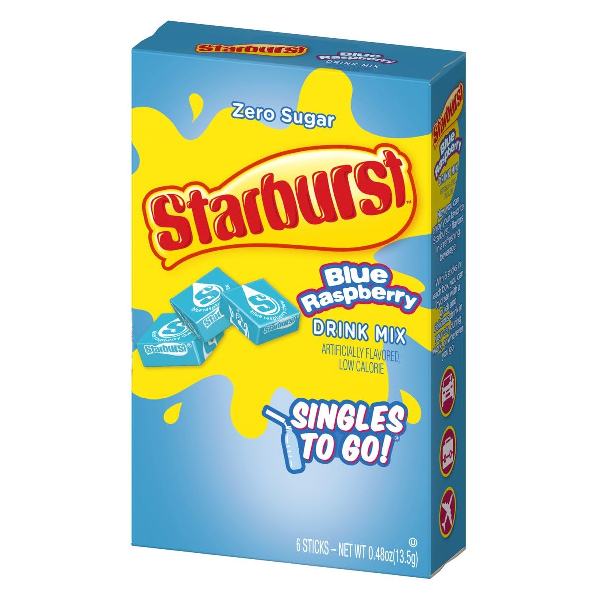 Cherry flavor box offers bold fruit sweetness in portable packs.