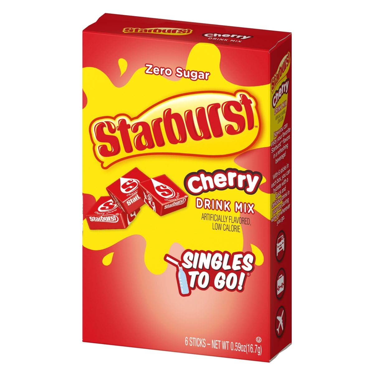 Lemon flavor box with zesty notes for refreshing bites on the go.