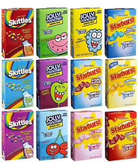 SINGLES TO GO! Skittles green apple bottle pour adds fruity flavor to water without sugar