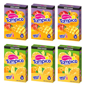SINGLES TO GO Tampico mango punch packet for quick, flavorful hydration