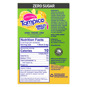SINGLES TO GO Tampico variety-pack boxes ready for travel and daily use