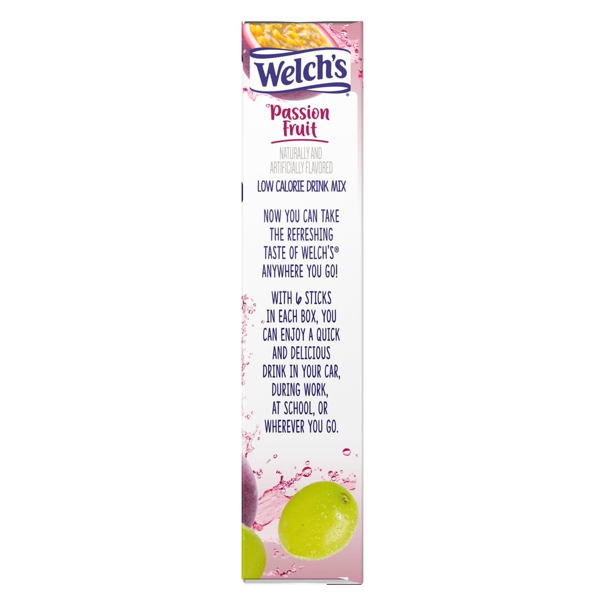 Refreshing passion fruit flavor brightens a day on the go.