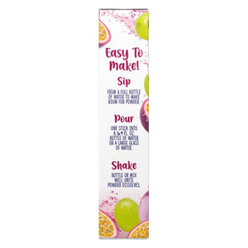 Individual packets ideal for easy mixing with water anywhere.