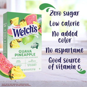 Welch's Singles To Go hydration packet during workout activity