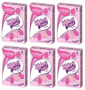 Wyler's Light Cotton Candy box front for on-the-go refreshment