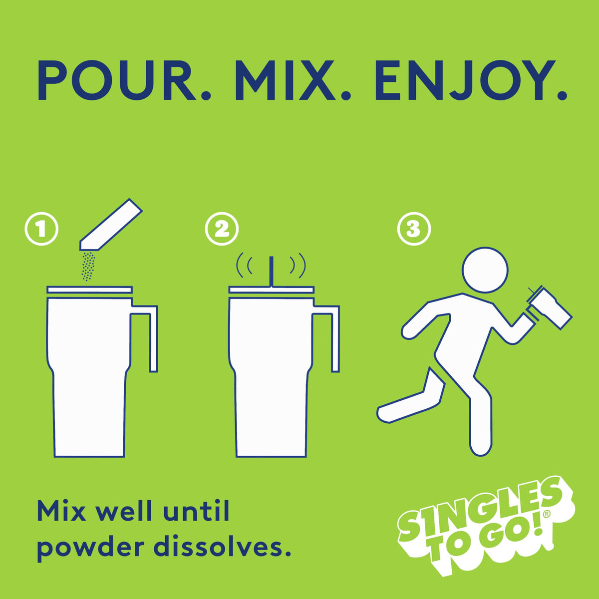 Jolly Rancher flavor dissolving in water for refreshing hydration.