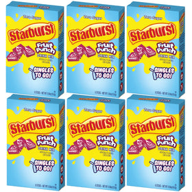 SINGLES TO GO Starburst powder stick for on-the-go flavor enhancement.