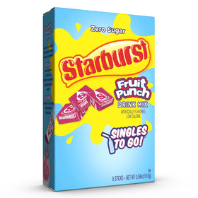 SINGLES TO GO Starburst six-box display emphasizes value.