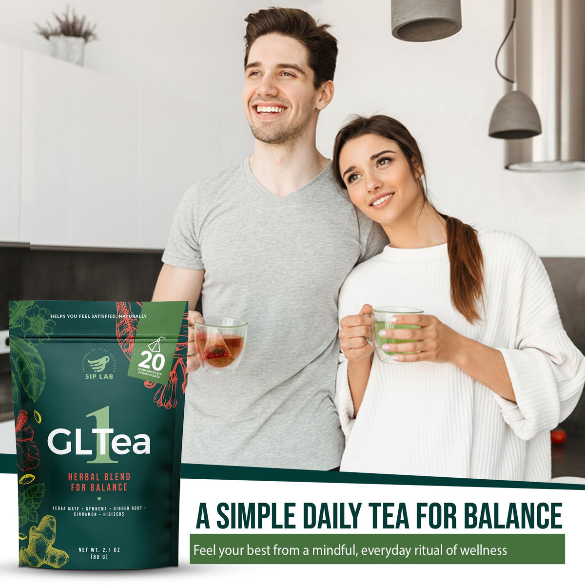 Sip Lab GLTEA-1 gymnema leaves offer a grounded, moderation-friendly sipping experience.