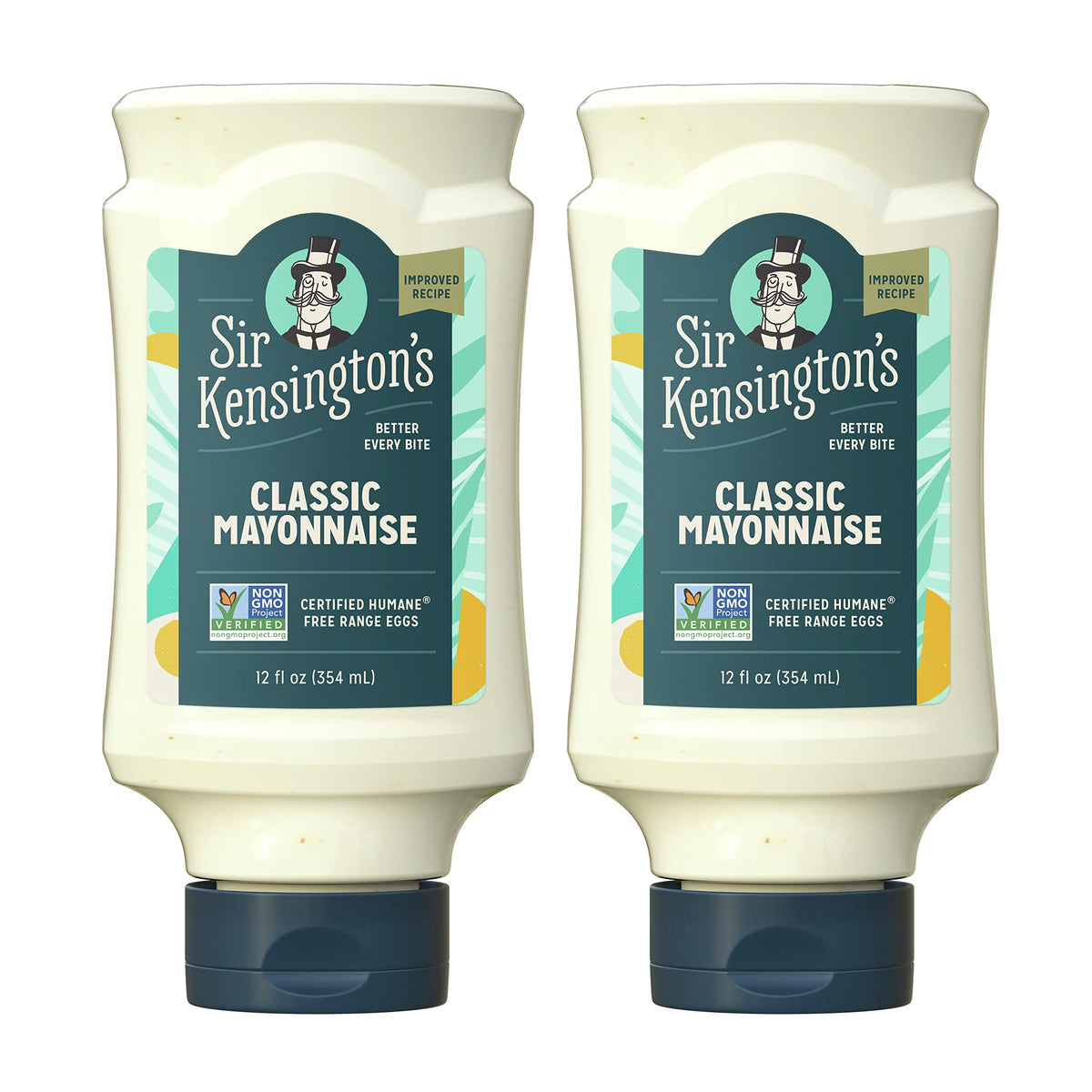 Sir Kensington's mayonnaise pack-2 classic on shelf, gluten-free and Non-GMO verified.