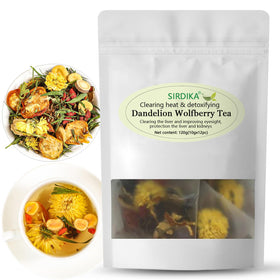 SIRDIKA Dandelion Wolfberry Tea packaging ready for a fresh daily ritual.